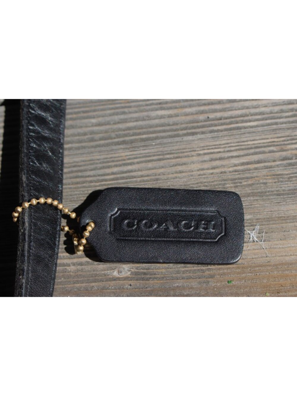 Coach Vintage - Watson Crossbody Bag 9981 in Black, USA 1995 + Hangtag - Picture 8 of 16